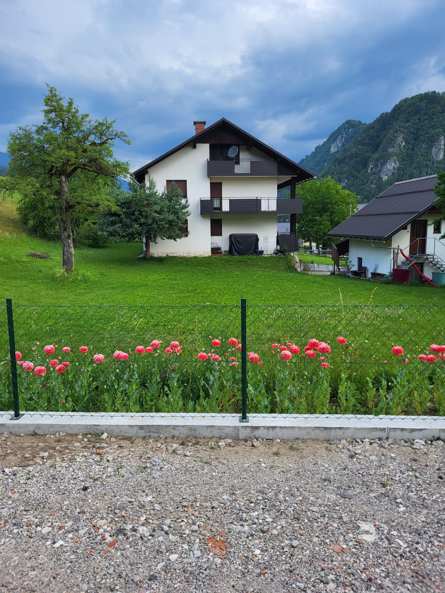 Ferienhaus von außen in Zabrezno